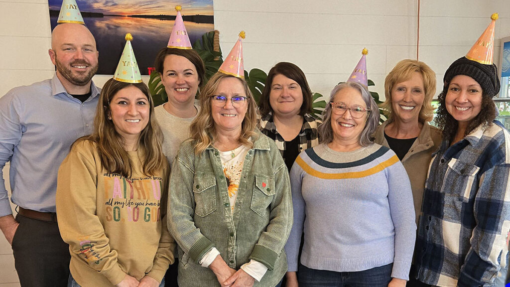 DTN Staffing team members celebrating Healthcare Heroes and Breast Cancer Awareness Month in North Dakota.
